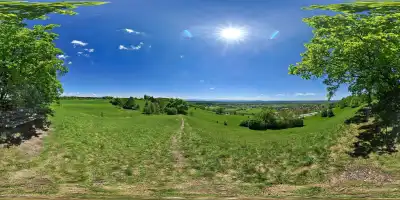 Blick vom Hirschberg bei Pähl