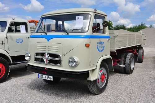 1959 Borgward B 555 K Gebrüder Klarwein Weßling beim Oldtimer-Nutzfahrzeugtreffen 2016 im Kieswerk Ebenhöh