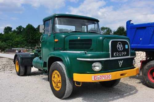 1963 Krupp 1080 beim Oldtimer-Nutzfahrzeugtreffen 2016 im Kieswerk Ebenhöh