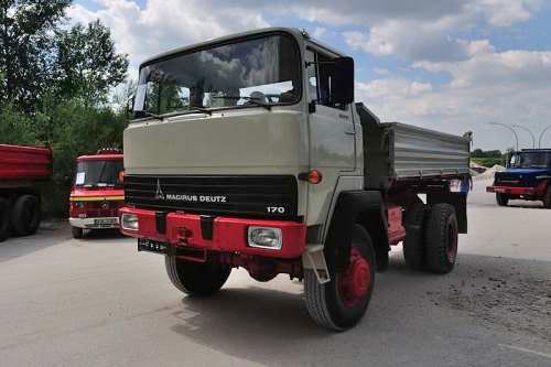 1973 Magirus-Deutz 170 D 15 FAK beim Oldtimer-Nutzfahrzeugtreffen 2016 im Kieswerk Ebenhöh