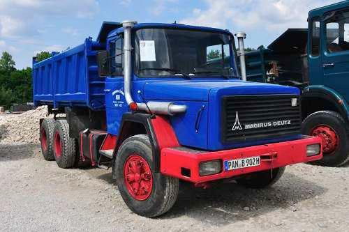 1991 Iveco Magirus 160/17 beim Oldtimer-Nutzfahrzeugtreffen 2016 im Kieswerk Ebenhöh