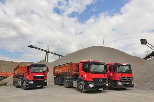 Kieslaster von Ebenhöh