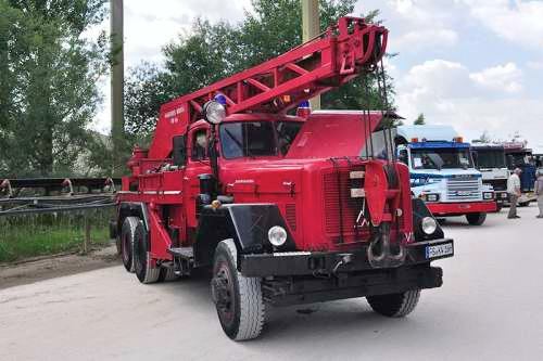 Magirus-Deutz Uranus F 250 D 22 A KW 16 Feuerwehr beim Oldtimer-Nutzfahrzeugtreffen 2016 im Kieswerk Ebenhöh