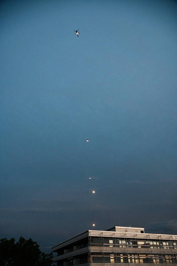 Hubschrauber über München