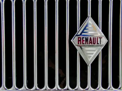 Kühlergrill eines Renault 4