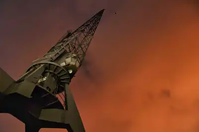 Kran im Hamburger Hafen