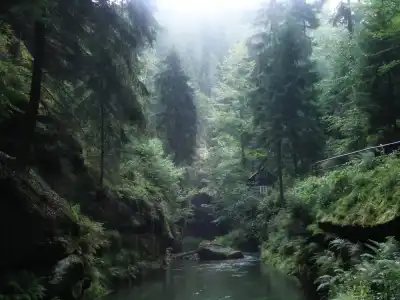 Edmundsklamm (Edmundova soutěska) in der Böhmischen Schweiz