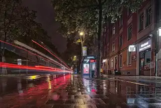 Straße im Münchner Westend