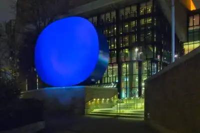 Gasteig Kulturzentrum in München bei Nacht