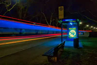 Langzeitbelichtung in der Baldurstraße in München