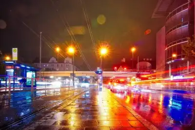 Langzeitbelichtung in der Landsberger Straße in München