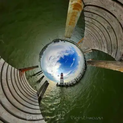 Leuchtturm in Podersdorf am Neusiedler See