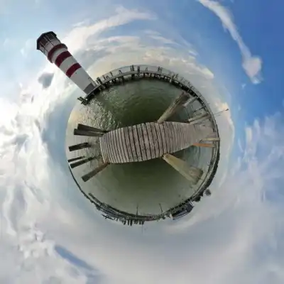 Leuchtturm in Podersdorf am Neusiedler See