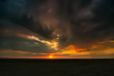 Sonnenuntergang im Seewinkel